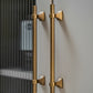 Vintage Brass Round Bar Cabinet Pulls