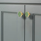 Colored Inset Cabinet Knobs for Wardrobes and Drawers