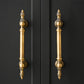European Classical Solid Brass Cabinet Pulls and Knobs in Bronze