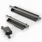 Art Deco Recessed Cabinet Pulls with Round Bar Handle