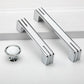 Two-Tone Chrome Cabinet Pulls with Knob Option