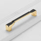 Two-Tone Gold Cabinet Pulls and Knobs