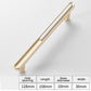 Two-Tone Cabinet Pulls and Drawer Handles for Wardrobes