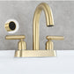 3-hole 2-handle Hot And Cold Bathroom Basin Faucet