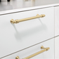 Brass Round Bar Cabinet Pulls, Drawer Handles, and Matching Knobs