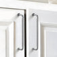 Threaded Ribbed Cabinet Handles and Pulls for Wardrobes