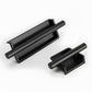 Art Deco Recessed Cabinet Pulls with Round Bar Handle