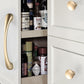 Modern Curved Cabinet Handles and Round Knobs