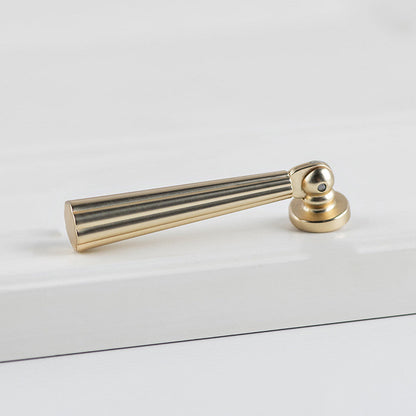 Fluted Pendant Knob Drop Pull for Dressers