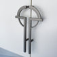 Paired Half Moon Cabinet Pulls with Bar Handles