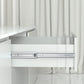 10 Pair Silver Full Extension Push to Open Soft Close Drawer Slides
