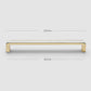 Two-Tone Zinc Alloy Cabinet Pulls and Knobs