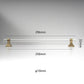 Transparent Acrylic Bar Pulls and Cabinet Knobs