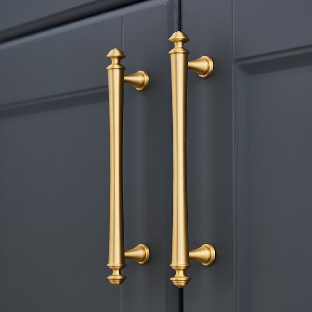Traditional Brass Cabinet Pulls and T-Knobs