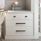 Leather Pattern Cabinet Pulls and Knob in Black / Gold