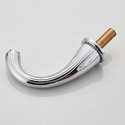 Aurion Retro Crystal Handle 3-Hole Widespread Bathroom Sink Faucet