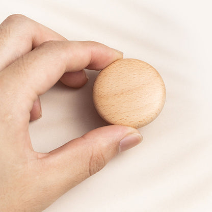 Curved Solid Wood Cabinet Handles and Round Cabinet Knobs