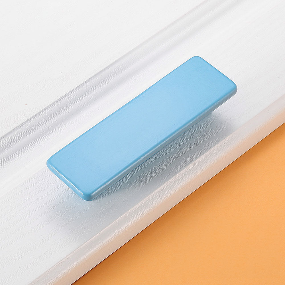 Colorful Birch Wood Cabinet Pulls and Knobs for Dressers
