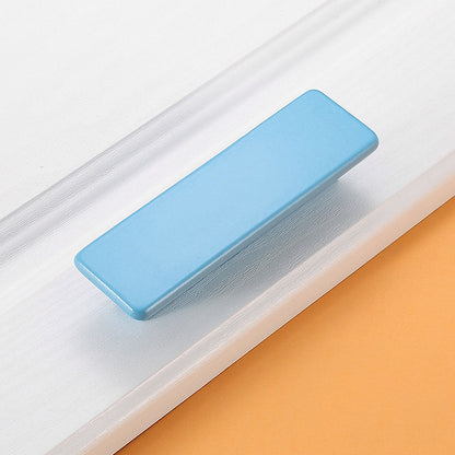Colorful Birch Wood Cabinet Pulls and Knobs for Dressers