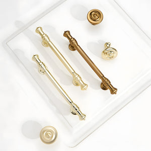 French Style Zinc Alloy Cabinet Pulls and Knobs