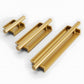 Art Deco Recessed Cabinet Pulls with Round Bar Handle
