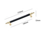 Fluted Zinc Alloy Cabinet Pulls in Shiny Finishes