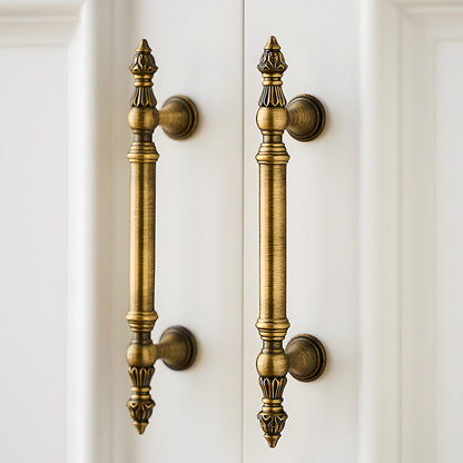 European Classical Solid Brass Cabinet Pulls and Knobs in Bronze
