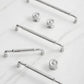 Round Bar Brass Cabinet Handles and Knobs for Wardrobes