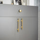 Gold Round Bar Drawer Handles and Cabinet Knobs