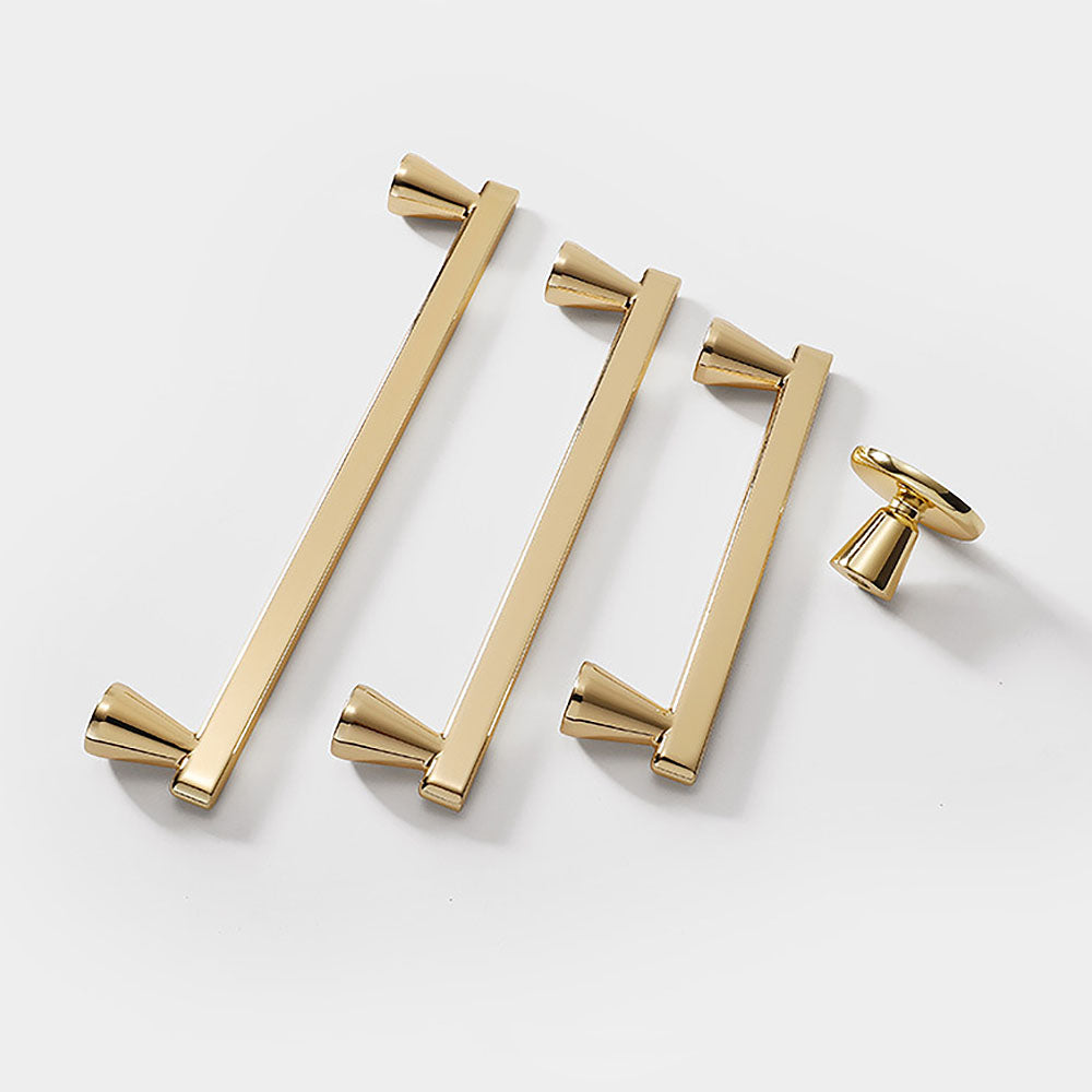 Slim Round Bar Cabinet Pulls and Knobs for Vanities