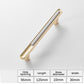 Two-Tone Cabinet Pulls and Drawer Handles for Wardrobes
