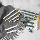Marble Zinc Alloy T-Bar Cabinet Pulls