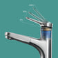 Single Handle Hot and Cold Bathroom Faucets with Pull Out Spray