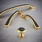 Black Gold Zinc Alloy Cabinet Pulls and Knobs