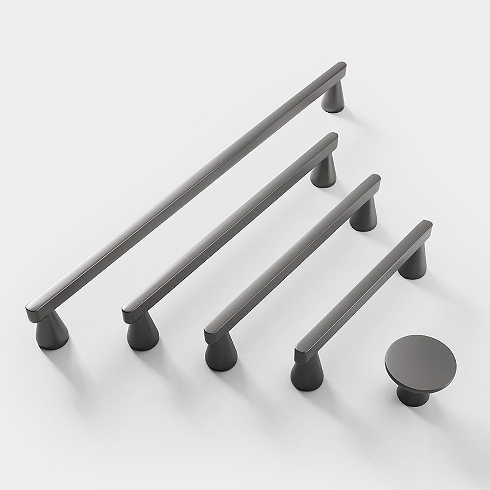 Slim Round Bar Cabinet Pulls and Knobs for Vanities