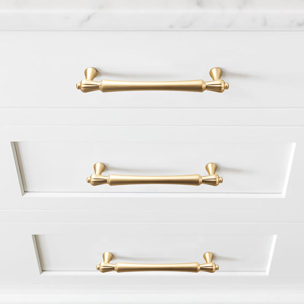 French Spindle Cabinet Pulls, Ring Pulls and Knobs