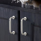 Threaded Ribbed Cabinet Handles and Pulls for Wardrobes