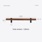 Wood Grain Cabinet Handles and Knobs with Metal Posts