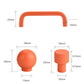 Colorful Curved Cabinet Pulls and Knobs for Kids' Room Furniture