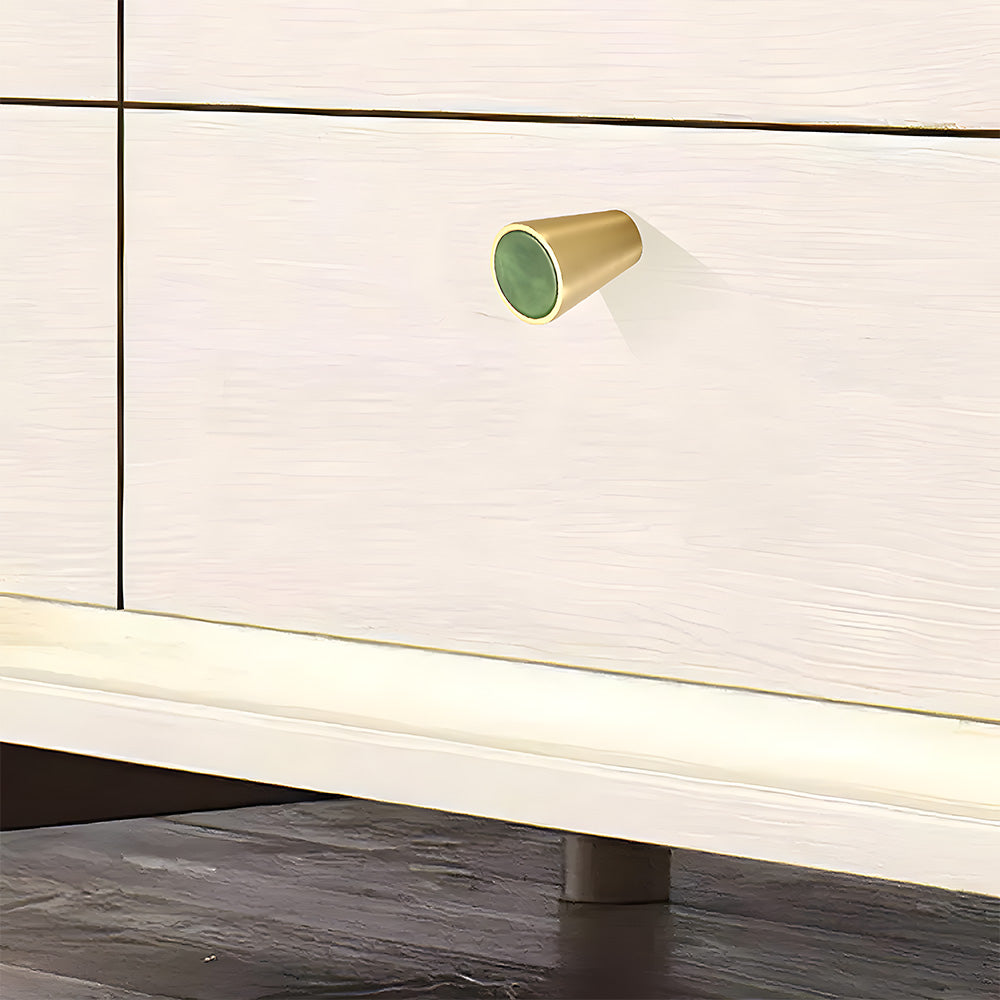 Colored Inset Cabinet Knobs for Wardrobes and Drawers