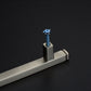 Brushed Square Cabinet Handles and Knobs, Zinc Alloy