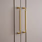 Round Bar Brass Cabinet Handles and Knobs for Wardrobes
