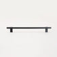 Black / Gold Knurled Round Bar Cabinet Pulls and Drawer Handles