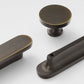 Rounded-Edge Solid Brass Cabinet Handles and Knobs
