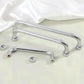 Brass Round Bar Cabinet Pulls and Knobs for Wardrobes
