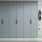 Curved Cabinet Pull Handles and Matching Round Knobs