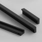 Matte Black Invisible Finger Edge Cabinet Pulls