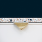 Triangular Solid Brass Cabinet Edge Pulls and Drawer Handles