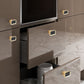 Black Gold Zinc Alloy Cabinet Pulls and Knobs