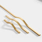 Wavy Aluminum Alloy Cabinet Handles
